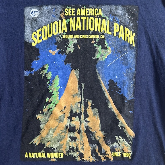 Creative Action Network Womens T Shirt Medium Sequoia National Park Soft size L - Picture 2 of 7